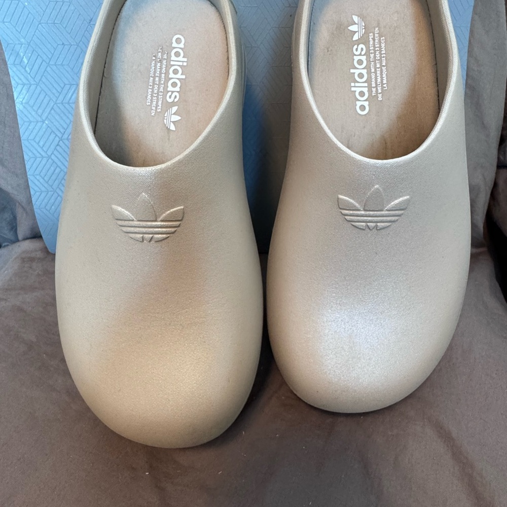 Adidas Off-White Slip-On Clogs